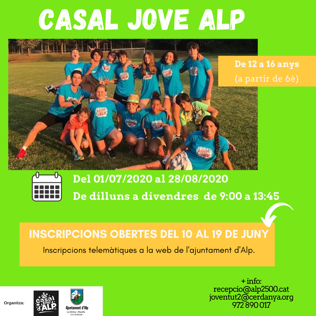 Casal jove d'Alp 2020